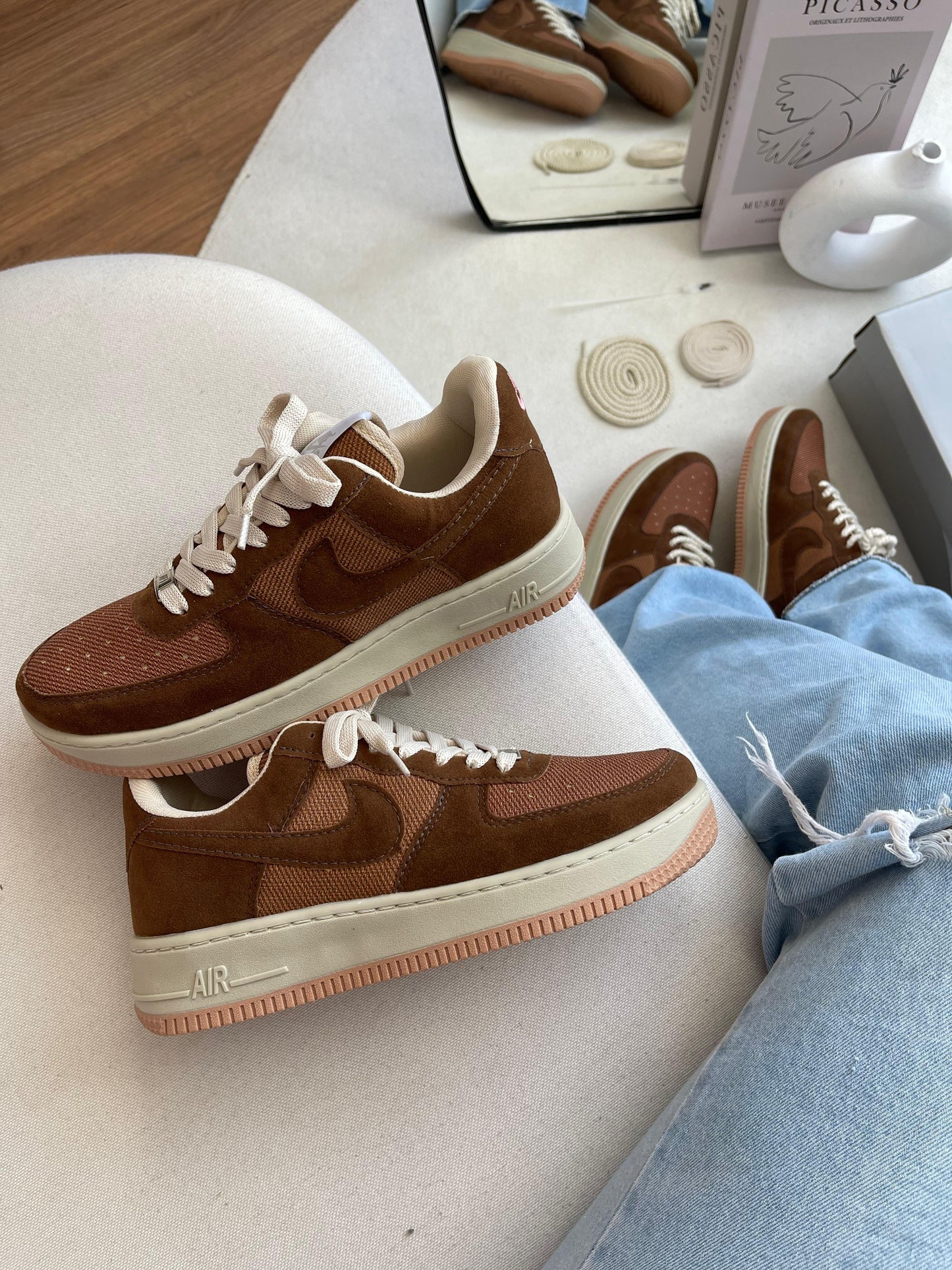 Tênis Nike Air force 1 PREMIUM🤎